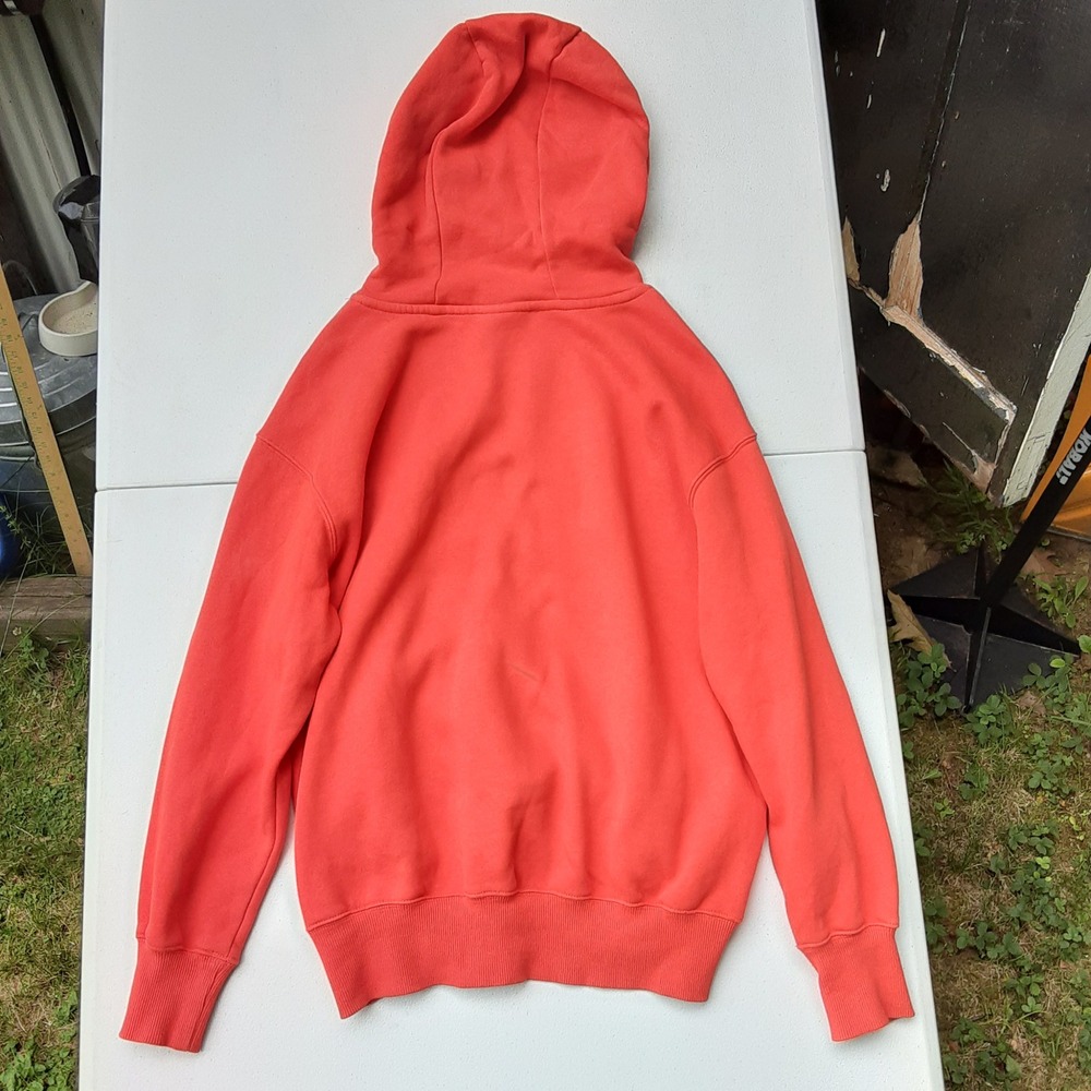 NIKE Women's Orange Phoenix Fleece Pullover Hoodie Sweatshirt Sz S DQ5860-633 - Picture 2 of 10